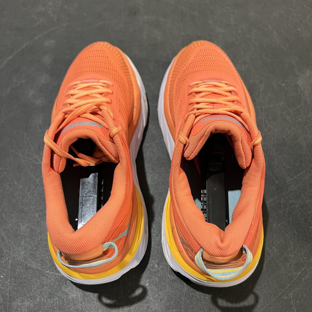 Hoka One One Bondi 7 Running Shoes Womens 8.5 Camellia Sneakers Athletic - Picture 8 of 10